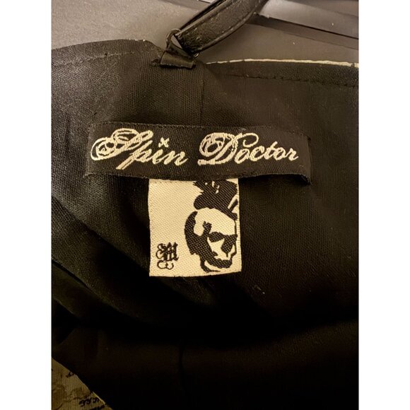 Spin Doctors Mini Dress M Luna Print Studded Owls Bats Birds Wolves Goth Witch - Picture 8 of 10